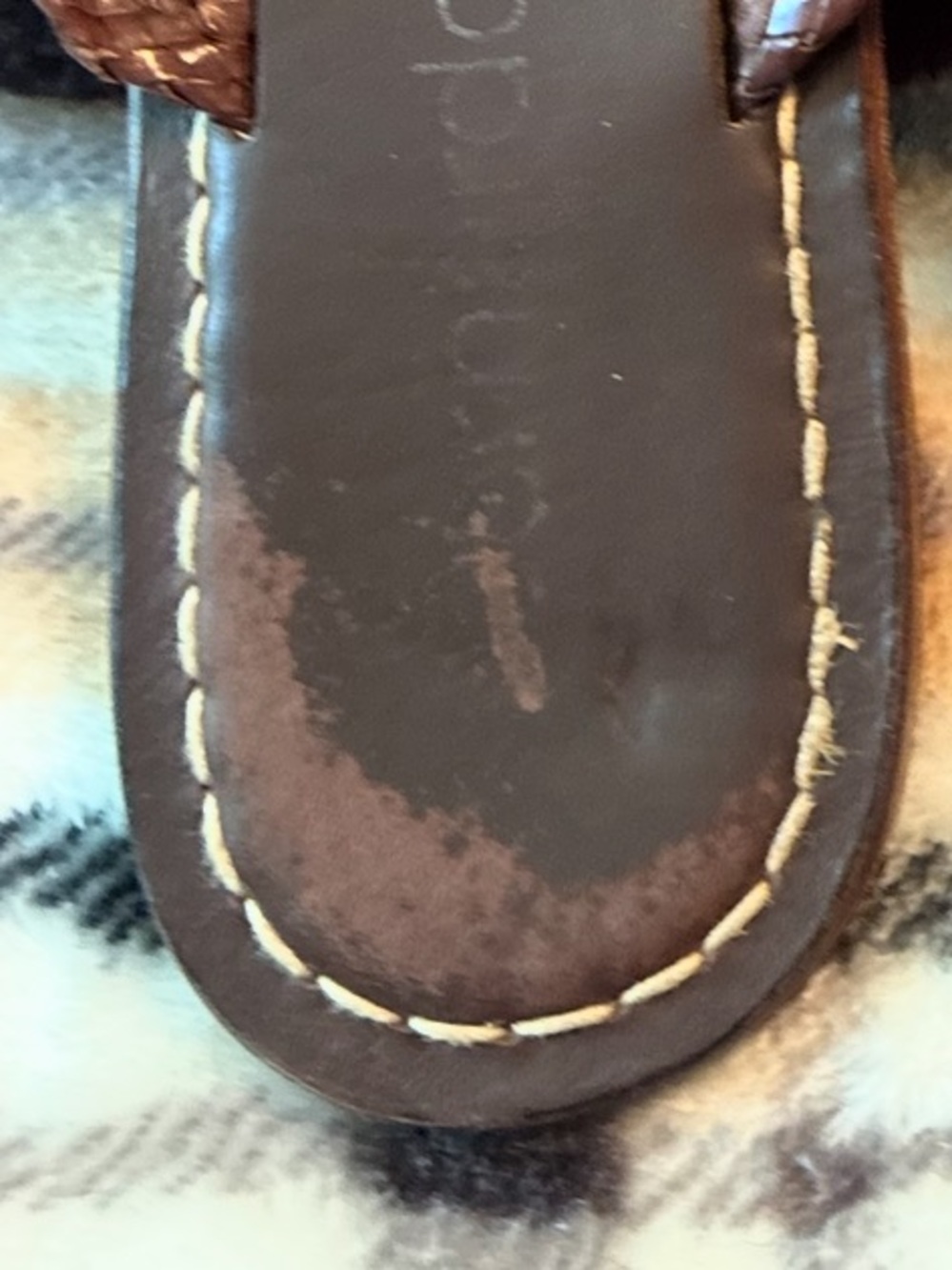Bernardo Miami Thong Sandal ~ size 9M ~ brown braided - Picture 9 of 16